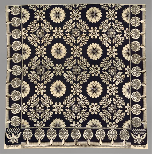 Coverlet by Harry Tyler, artwork, 1845
