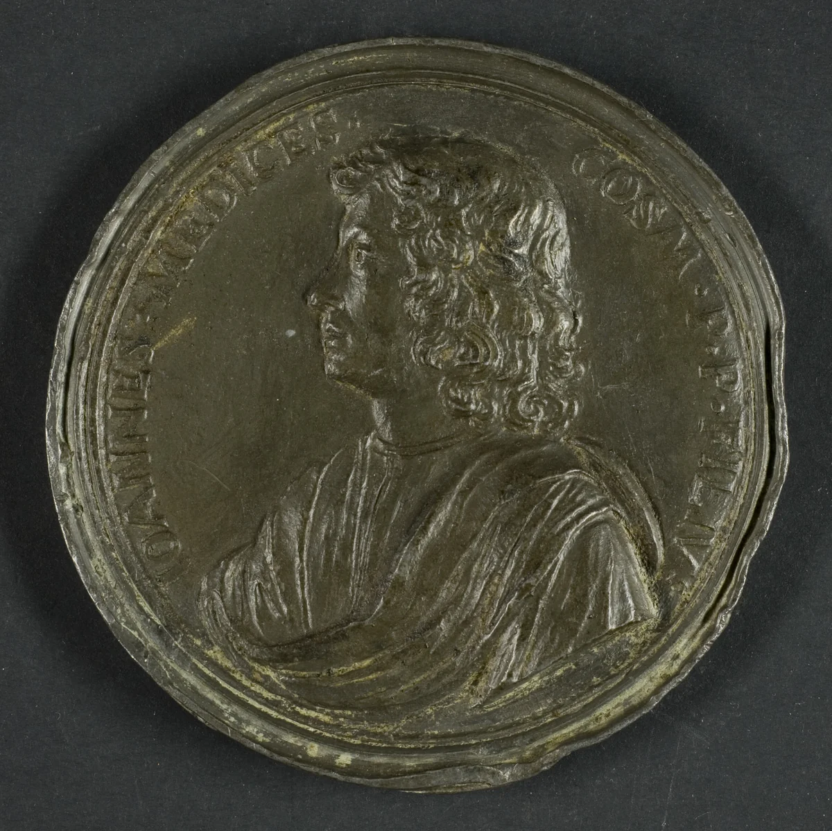 Medal Depicting Giovanni de' Medici (1421–1463) by Antonio Francesco Selvi, metalwork, 1739