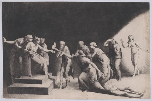 Calumny after Raphael by Dominique Vivant Denon, print, 1765-1826