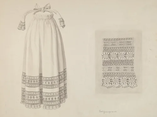 Apron by Carl Buergerniss, index of american design, 1940