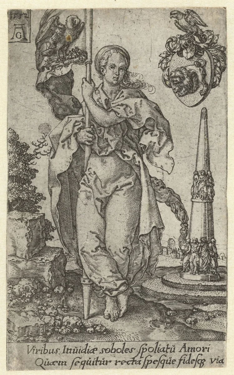 Liefde by Unknown, print, 1552