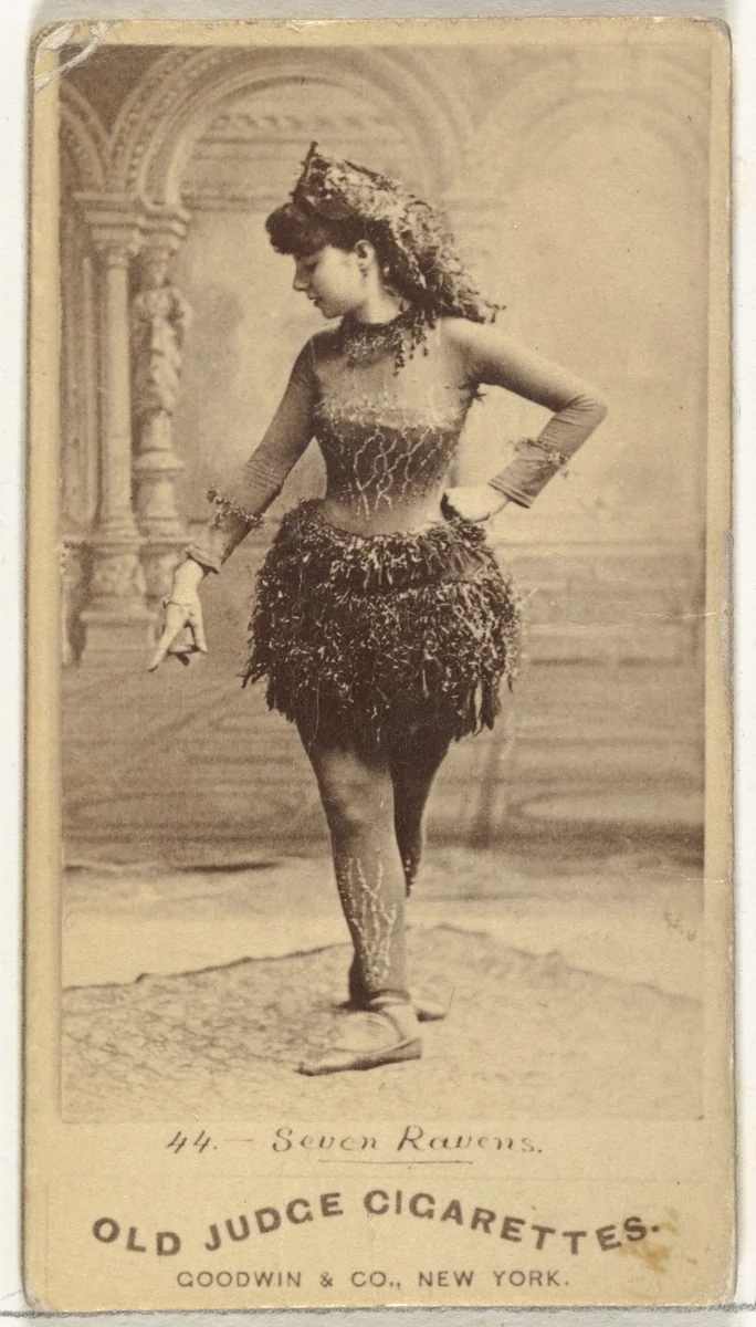 Seven Ravens, from the Actors and Actresses series (N171) for Old Judge Cigarettes by Goodwin & Company, photograph, 1886-1890