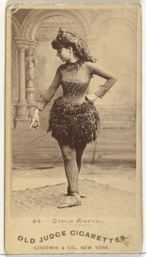 Seven Ravens, from the Actors and Actresses series (N171) for Old Judge Cigarettes by Goodwin & Company, photograph, 1886-1890