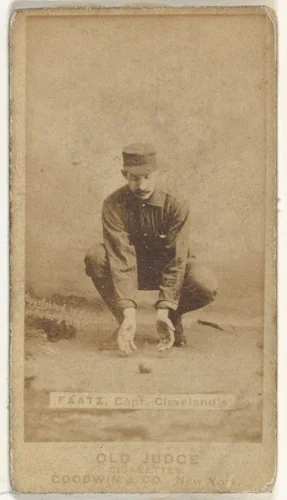 Jayson S. "Jay" Faatz, Captain, Cleveland, from the Old Judge series (N172) for Old Judge Cigarettes by Goodwin & Company, photograph, 1888