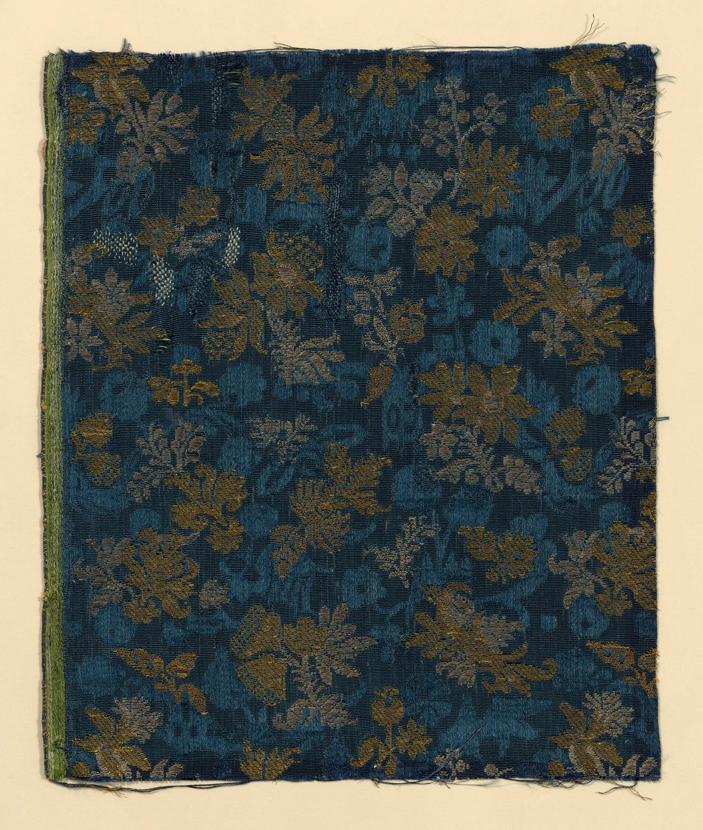 Fragment by Italy, textile, 1675-1700