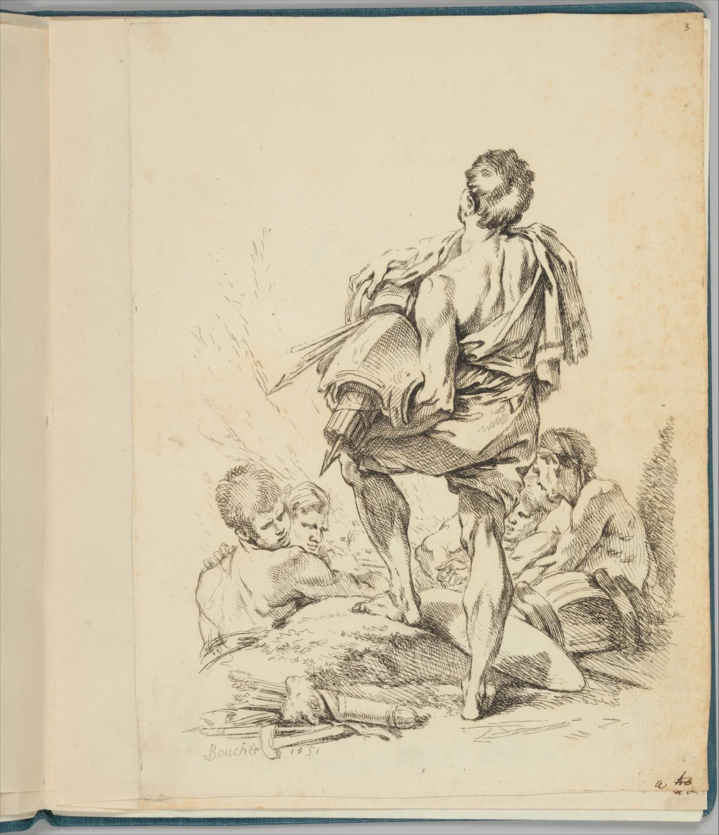 New Book of Various Figures by François Boucher, book, 1751