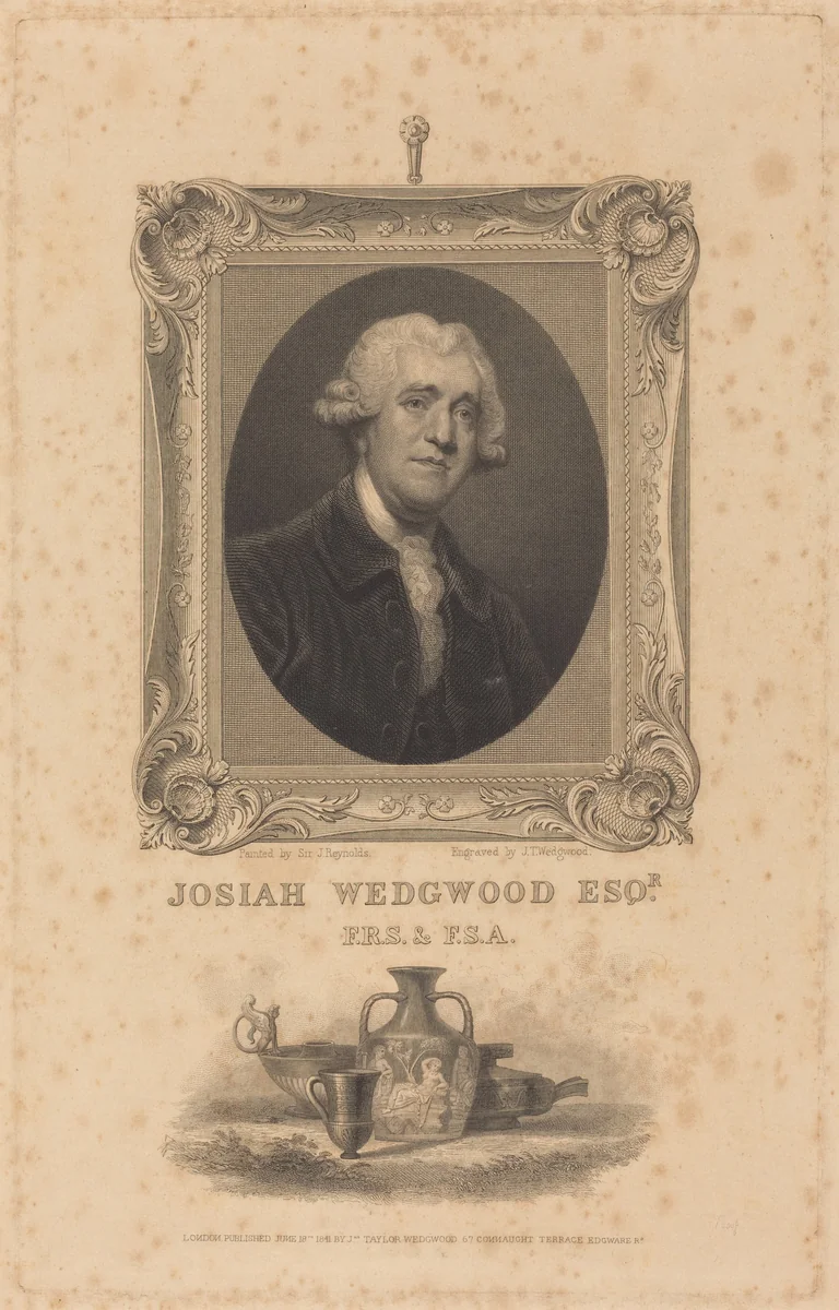 Josiah Wedgewood, Esq. by John Taylor Wedgwood, print, 1841