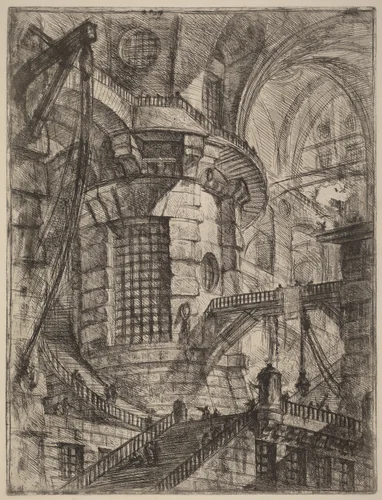 The Round Tower by Giovanni Battista Piranesi, print, 1749-1750
