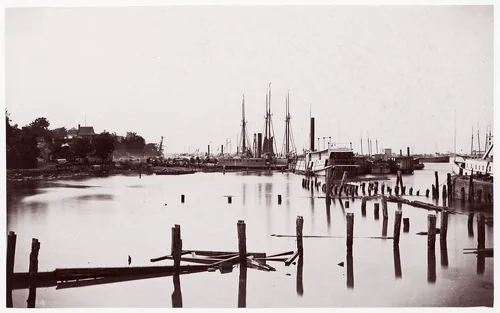 City Point, Virginia by Andrew Joseph Russell, photograph, 1861-1865