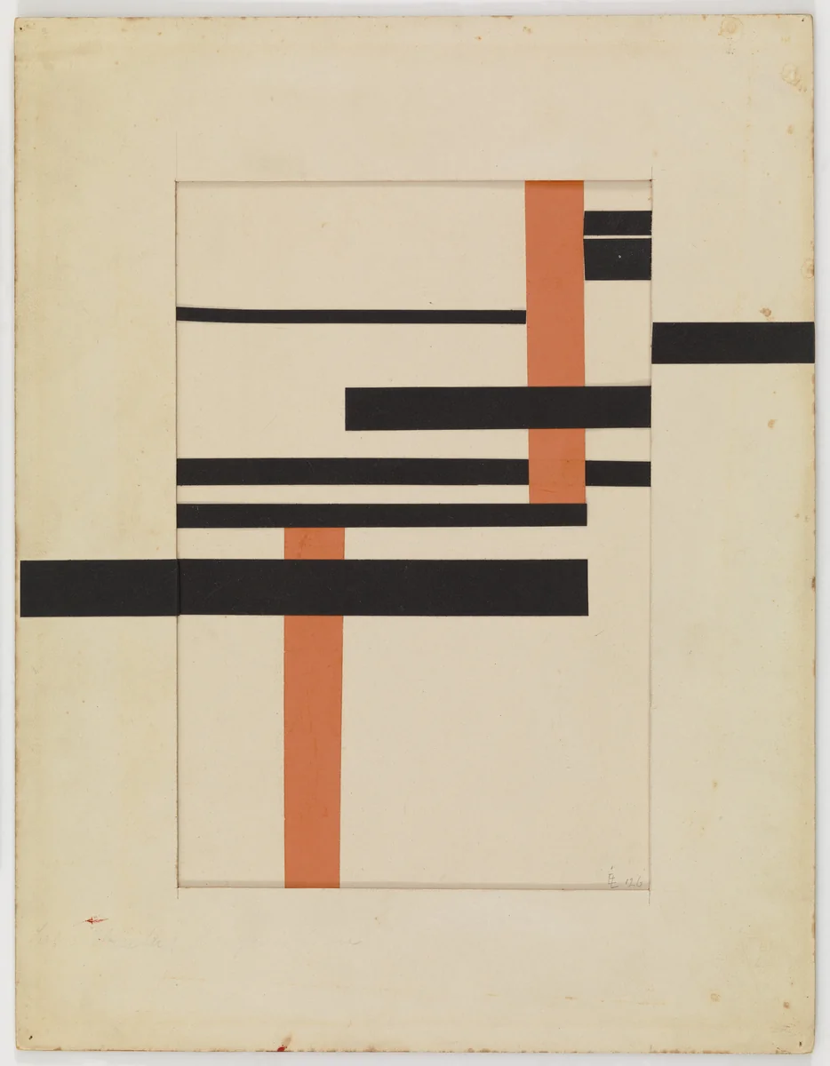 Composition by Lajos D'Ebneth, drawing, 1926