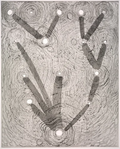 Untitled (Large Map) by Al Taylor, print, 1988