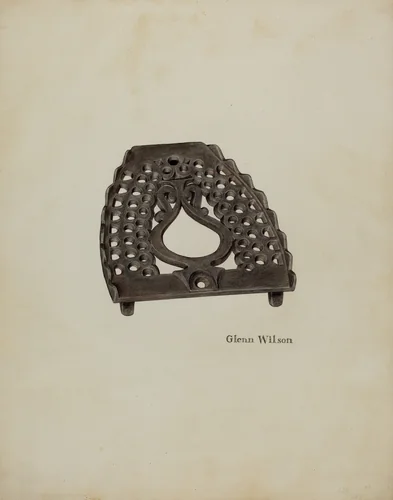 Trivet by Glenn Wilson, index of american design, 1942