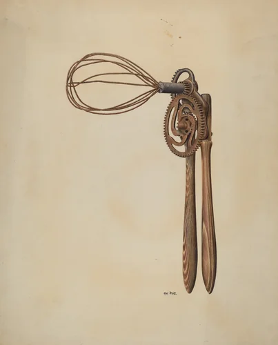 Cake Batter Mixer by Ray Price, index of american design, 1939