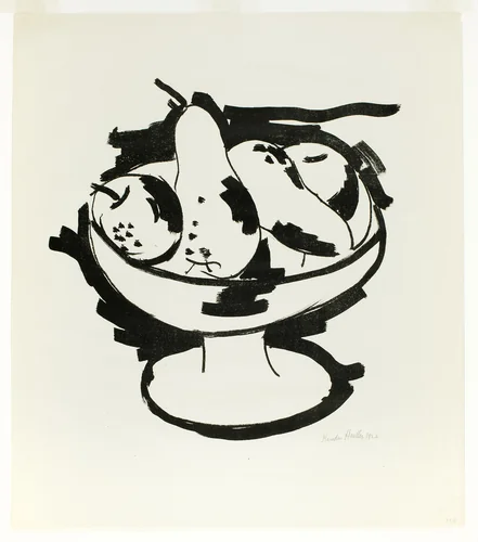 Bowl of Fruit by Marsden Hartley, print, 1923
