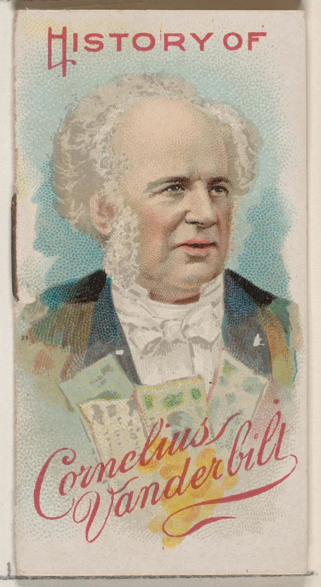 History of Commodore Cornelius Vanderbilt, from the Histories of Poor Boys and Famous People series of booklets (N79) for Duke brand cigarettes by W. Duke, Sons & Co., print, 1888