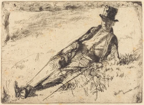 Greenwich Pensioner by James McNeill Whistler, print, 1859