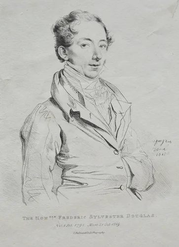 Honorable Frederic Sylvester Douglas by Jean-Auguste-Dominique Ingres, print, 1815