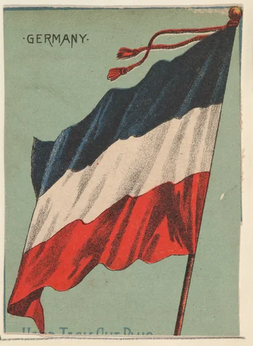 Germany, from the National Flags series (N195) issued by Wm. S. Kimball & Co. by William S. Kimball & Company, print, 1891