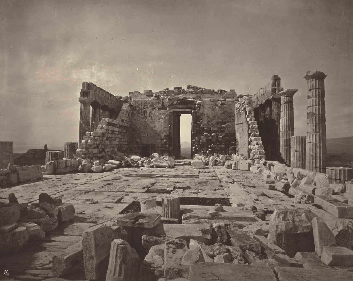 The Acropolis of Athens, plate 14 by William James Stillman, photograph, 1869-1870