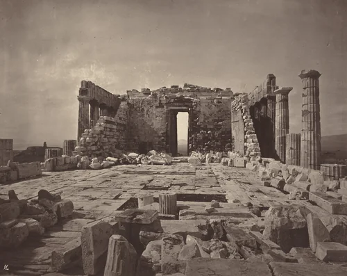 The Acropolis of Athens, plate 14 by William James Stillman, photograph, 1869-1870