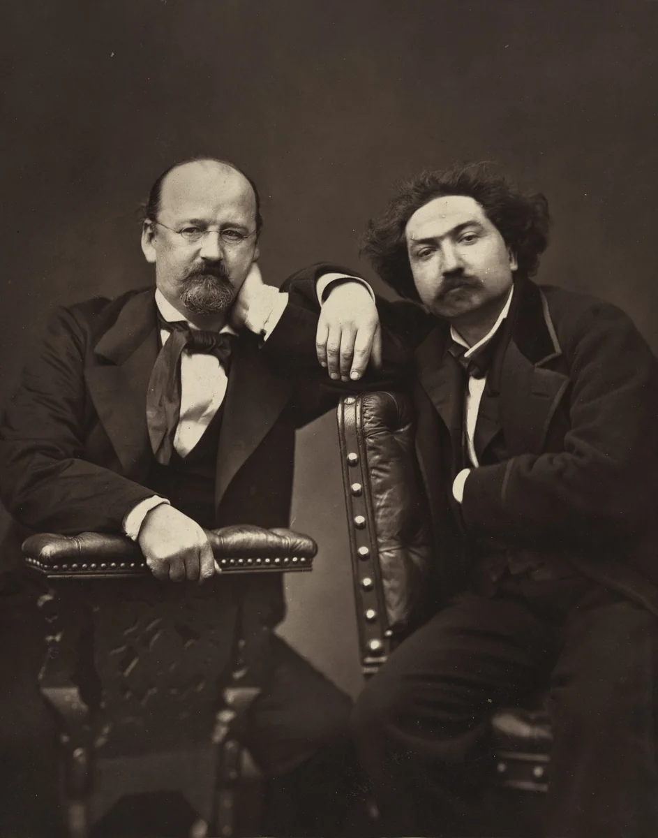 Emile Erckmann and Alexandre Chatrian by Pierre Petit, photograph, 1870