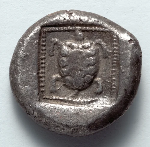 Stater: Tortoise (reverse) by Unknown, metalwork, -500--460