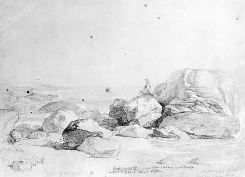 Mr. Mason by the Sea by Daniel Huntington, artwork, 1849