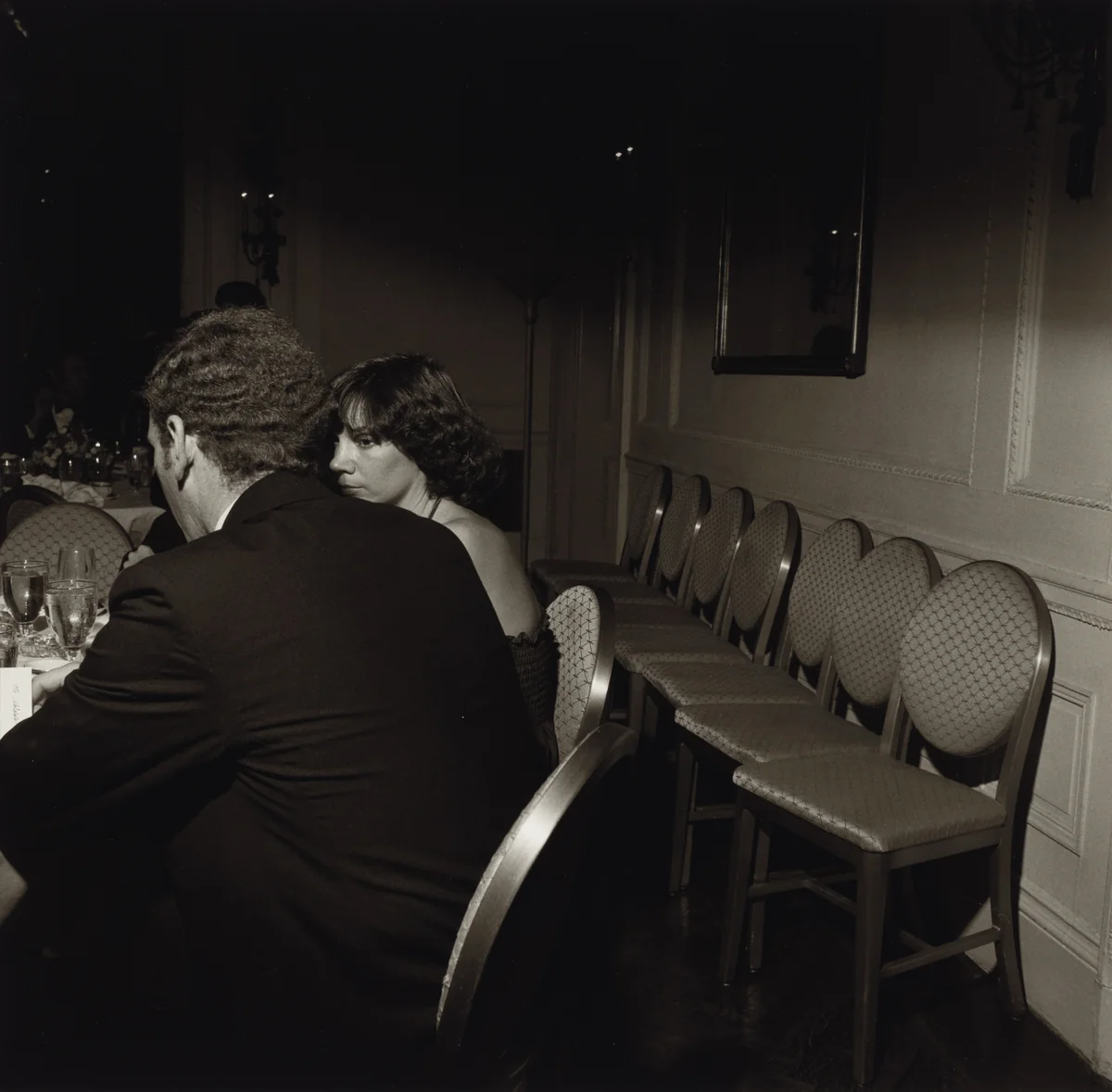 Russian Ball, New York City by Larry Fink, photograph, 1977