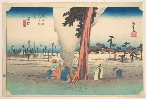 Hamamatsu, Toko no Zu by Utagawa Hiroshige (歌川広重), print, 1824-1844