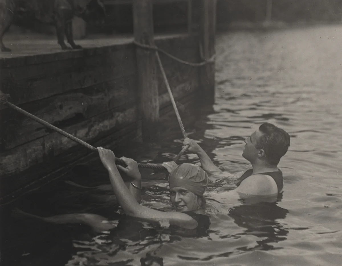 Kitty Stieglitz and Edward Stieglitz by Alfred Stieglitz, photograph, 1918