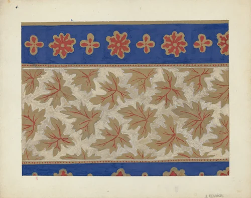 Wall Paper by Benjamin Resnick, index of american design, 1935-1942
