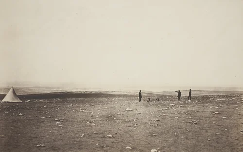 Sebastopol from Cathcart's Hill by Roger Fenton, photograph, 1855