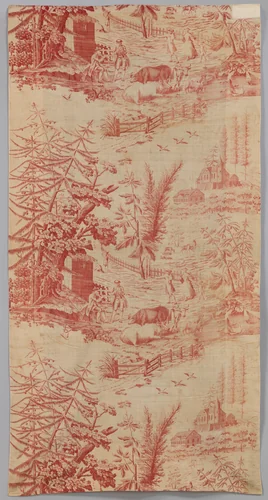 Piece by Bromley Hall Printworks, textile, 1765-1775