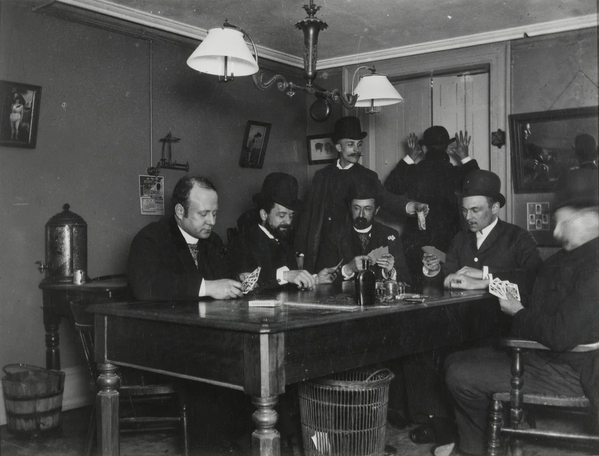 Reporter Office at 301 Mulberry Street by Jacob August Riis, photograph, 1888
