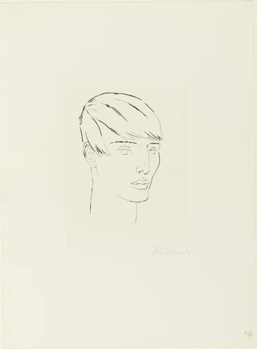 Self-Portrait (Selbstporträt) by Renée Sintenis, print, 1925
