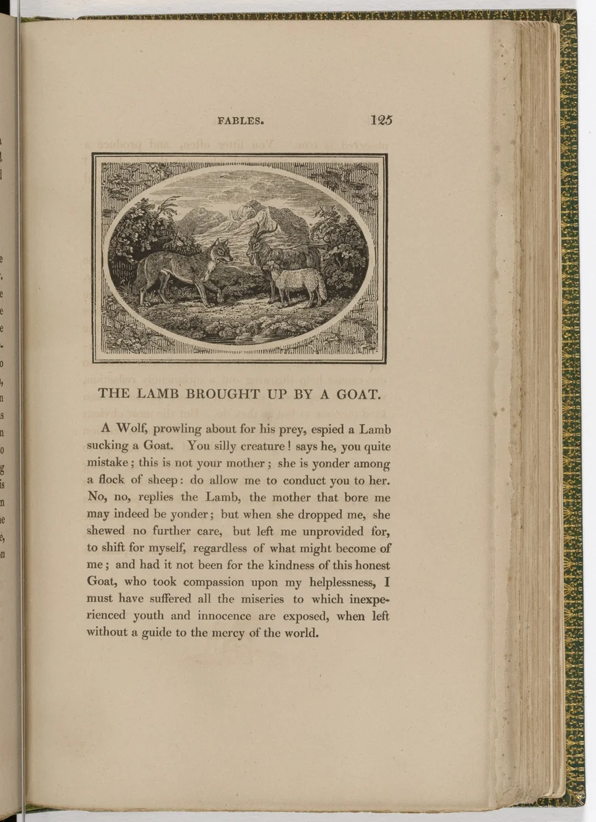 Headpiece (page 125) from The Fables of Aesop by Thomas Bewick, illustrated book, 1818