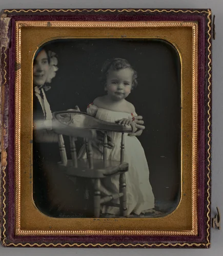 Untitled (Portrait of a Woman and a Girl) by R. Emmert Churchill, other, 1852