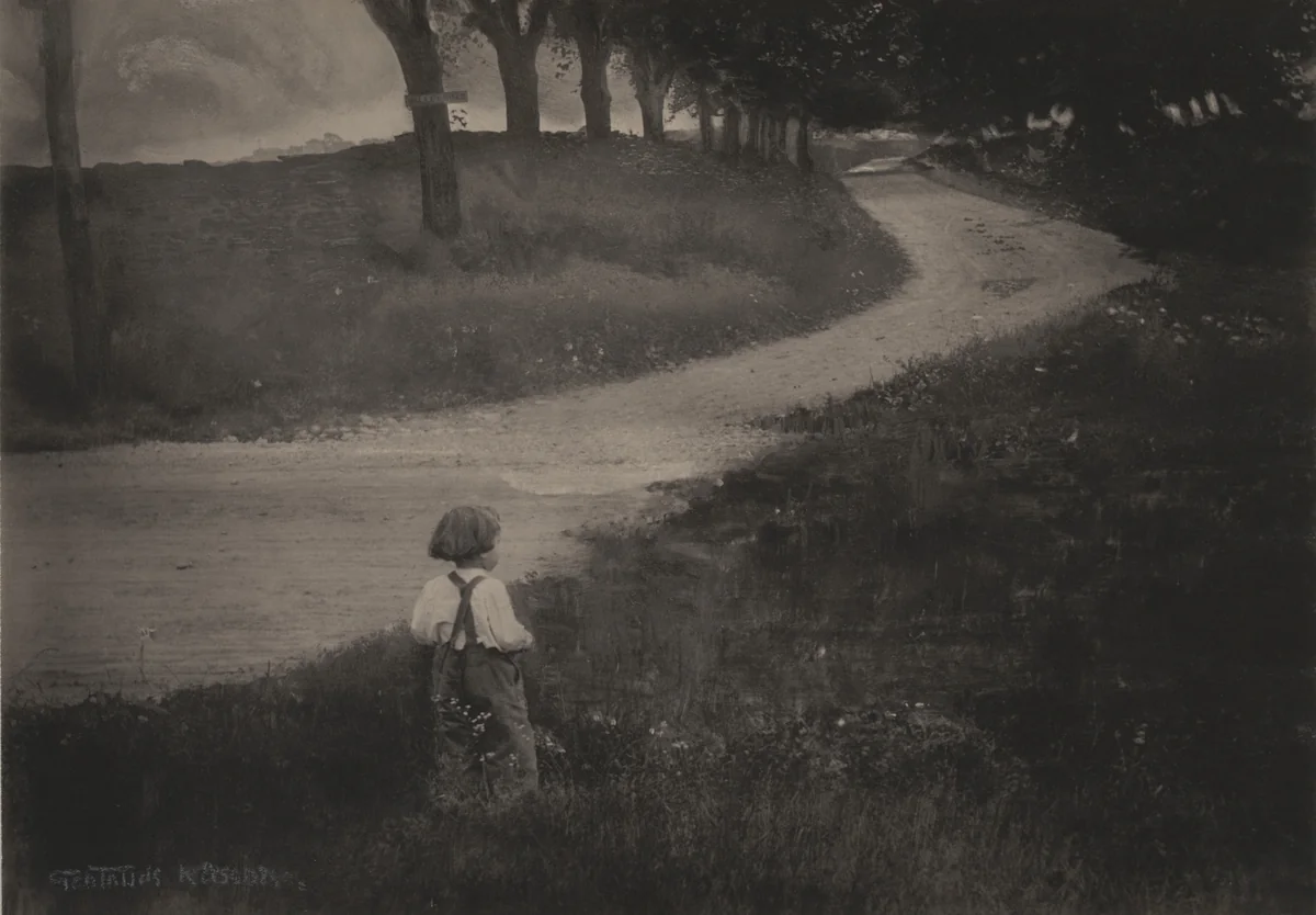 The Road to Rome by Gertrude Käsebier, photograph, 1902