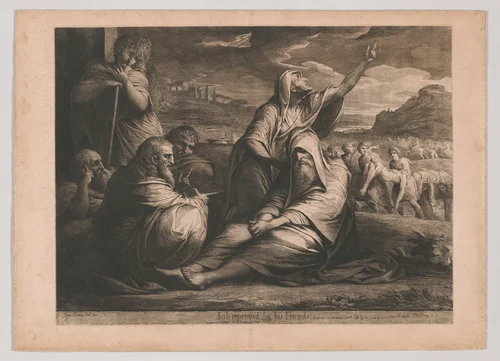 Job Reproved by His Friends by James Barry, print, 1777-1790
