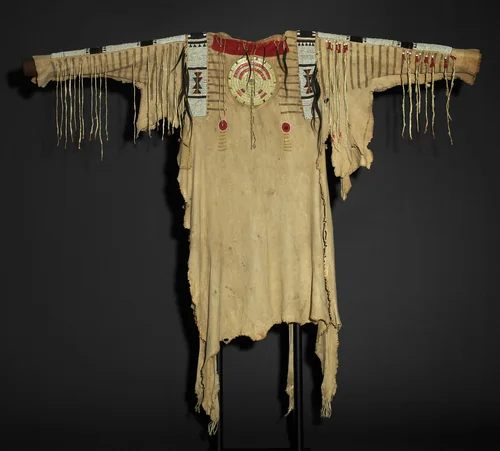 War Shirt by Upper Missouri River Tribe, other, 1830-1840