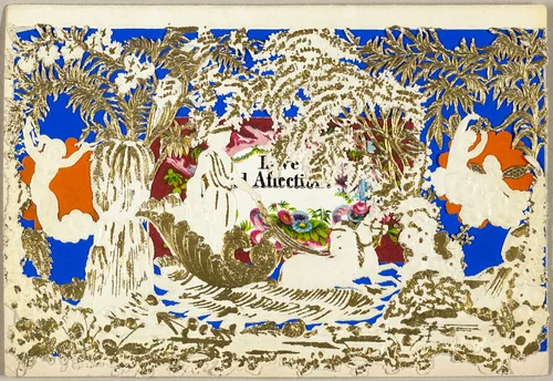 Untitled Valentine (Couple in Chariot) by John Windsor, other, 1860-1869