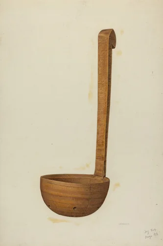 Strainer by Isidore Danziger, index of american design, 1941