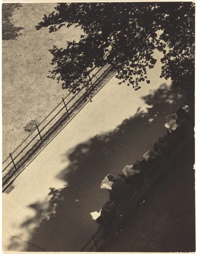 Washington Square by Marjorie Content, photograph, 1930
