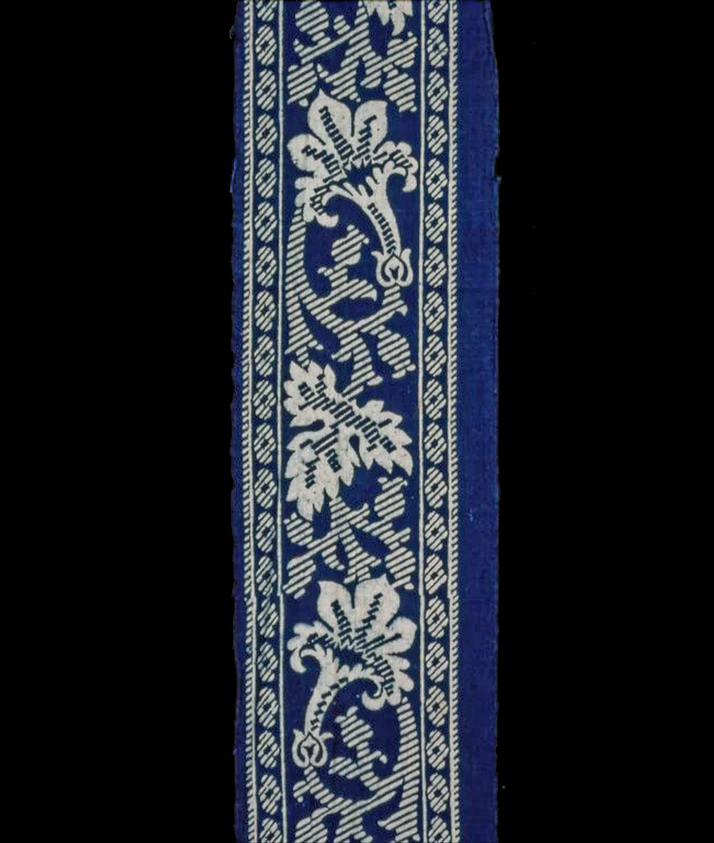 Border by England or United States, textile, 1801-1900