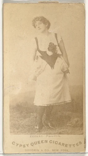 Louise Paullin, from the Actors and Actresses series (N171) for Old Judge Cigarettes by Goodwin & Company, photograph, 1886-1890