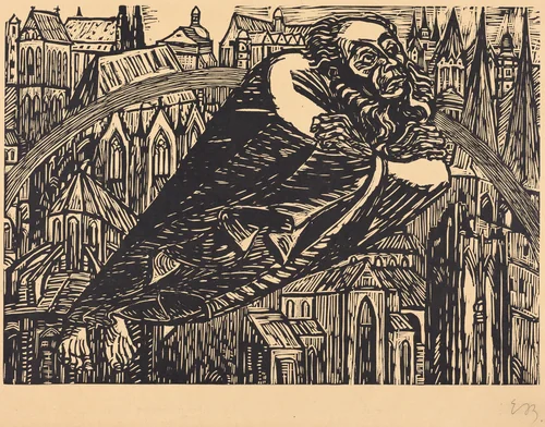 The Cathedrals by Ernst Barlach, portfolio, 1920