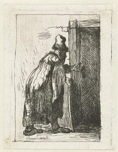 The blindness of Tobit: a sketch by anonymous, print, 1629