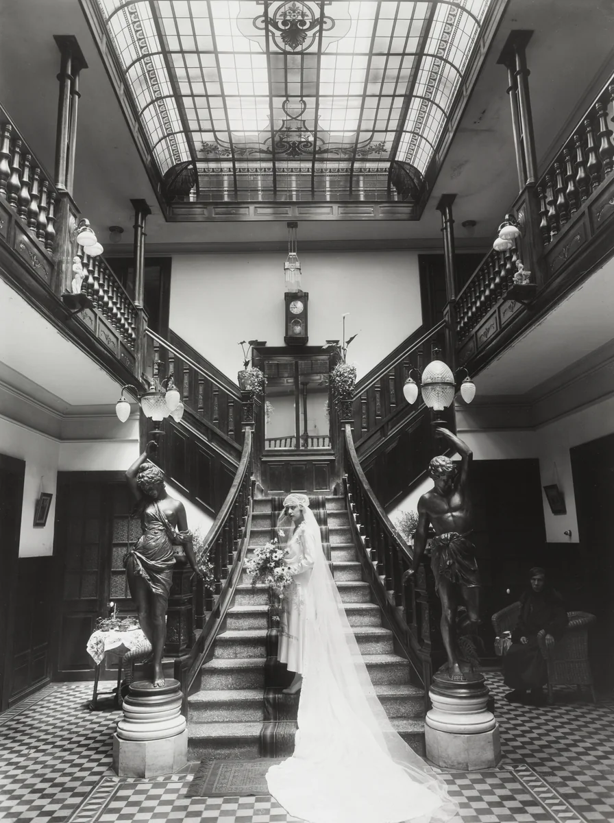 Señora Montes, Montes House, Cuzco by Martín Chambi, photograph, 1924