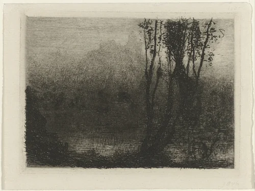 Betoverde kasteel by Matthijs Maris, print, 1887-1888