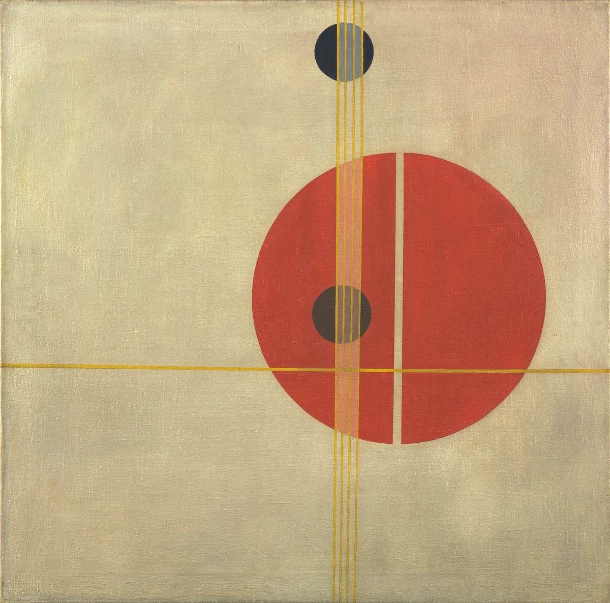 Q 1 Suprematistic by László Moholy-Nagy, painting, 1923